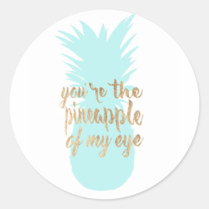 Zwischen Rot I Runder Aufkleber