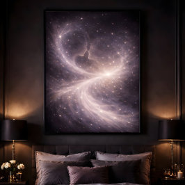 Zwischen ruhigen Sternen – Träumende himmlische Li Poster