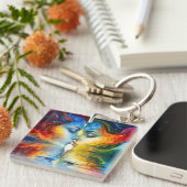 Zwischen Spiegel und Speicher Schlüsselanhänger (Vorderseite rechts)