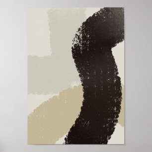 Zwischen Stille – Minimalistischer abstrakter Kuns Poster