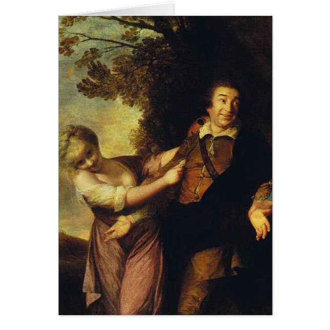 Zwischen Tragedy und Comedy - David Garrick (Vorne)