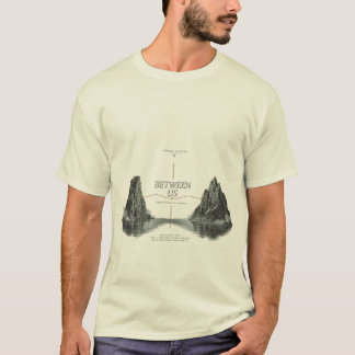 ZWISCHEN UNS Minimalistische Konzeptkunst T-Shirt