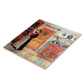 Zwischen Weihnachten und New Aco, Carl Larsson, Fliese (Seite)