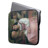 Zwischen Wohlstand und Liebe (von Bouguereau) Laptopschutzhülle (Vorderseite Links)