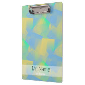 Zwischenablage 3 der Cubist Abstrakt Squares Klemmbrett (Links)