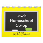 Zwischenablage auf gelbem Hintergrund Kalender (Titelbild)