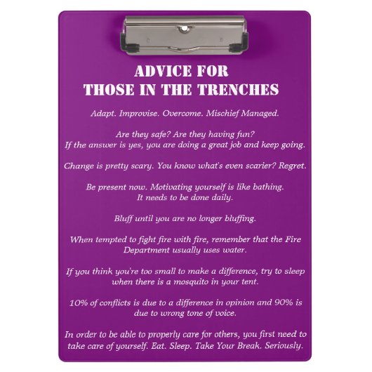 Zwischenablage (beidseitig) klemmbrett (Vorderseite)