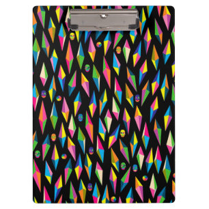 Zwischenablage/Bold Geometric mit Skulls Klemmbrett