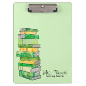 Zwischenablage des Lehrers lesen (grün) Klemmbrett (Vorderseite)
