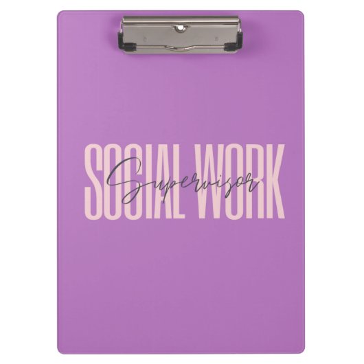 Zwischenablage des Sozialarbeitsbeauftragten Klemmbrett (Vorderseite)