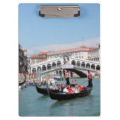 Zwischenablage des Venedig-Kanals Klemmbrett (Vorderseite)