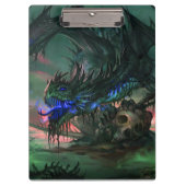 Zwischenablage/Drache mit Kopf Klemmbrett (Vorderseite)