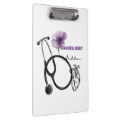 Zwischenablage "Elegantes medizinisches Logo" Klemmbrett (Rechts)