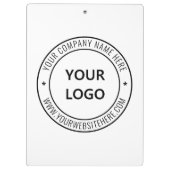 Zwischenablage für benutzerdefiniertes Firmenlogo Klemmbrett (Rückseite)