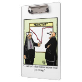 Zwischenablage für Business Büro Humor Klemmbrett (Links)