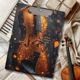 Zwischenablage für Musiklehrer Violinist Student Klemmbrett