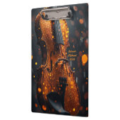 Zwischenablage für Musiklehrer Violinist Student Klemmbrett (Links)