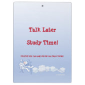 Zwischenablage für Studienüberweisungen und Prüfpr Klemmbrett (Rückseite)