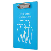 Zwischenablage für Zahnärzte in Zahnarztpraxis Klemmbrett (Links)