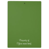 Zwischenablage/Fußballfeld Klemmbrett (Rückseite)