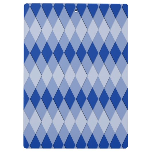 Zwischenablage - Harlequin-Muster in Ihrer Farbe Klemmbrett (Rückseite)