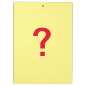 Zwischenablage Klemmbrett (Rückseite)