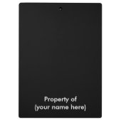 Zwischenablage/Liebe Klemmbrett (Rückseite)