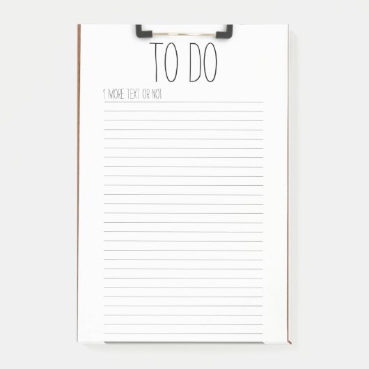 Zwischenablage mit Papiernachbezug (Lined Paper Po Post-it Klebezettel (Vorderseite)