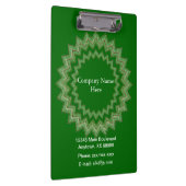 Zwischenablage mit Unternehmensinformationen Klemmbrett (Rechts)