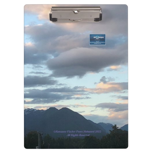 Zwischenablage (MountainView #1) RFPMDesign ©️ 202 Klemmbrett (Vorderseite)