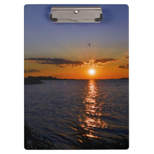 Zwischenablage/Sonnenuntergang Klemmbrett