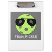 Zwischenablage "Team Pickle" Klemmbrett (Vorderseite)