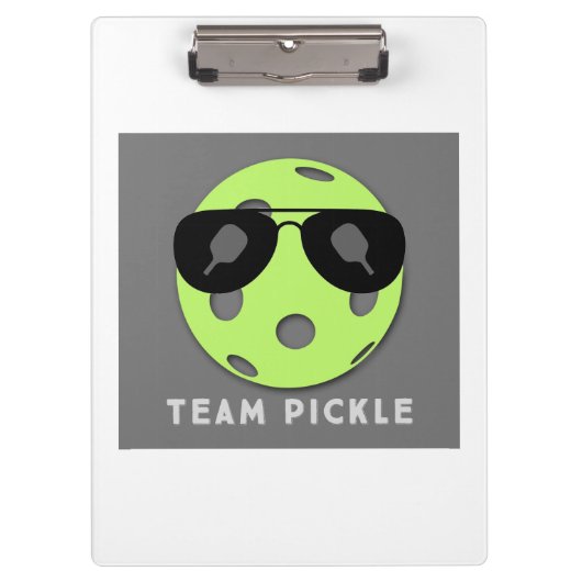 Zwischenablage "Team Pickle" Klemmbrett (Vorderseite)