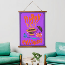 Zwischenablage Wandteppich Mit Holzrahmen