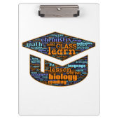 Zwischenablage - Word Cloud Klemmbrett (Vorderseite)