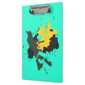 Zwischenablage zu abstrakten Musikanmerkmalen Klemmbrett (Links)