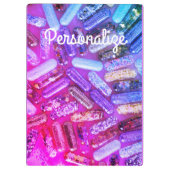 Zwischenablage zur Behandlung von Glitzer Klemmbrett (Rückseite)