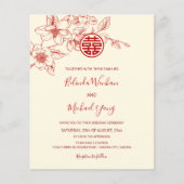 ZWISCHENHAUSHALT | Magnolia-Chinesisch-Hochzeit Flyer (Vorne)
