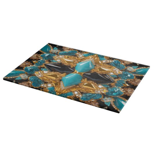 Zwischenplatine mit Bahamas-Farbdesign Schneidebrett (Ecke)