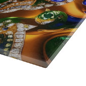 Zwischenplatine mit brasilianischem Farbdesign Schneidebrett (Ecke)