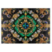 Zwischenplatine mit brasilianischem Farbdesign Schneidebrett (Vorderseite)