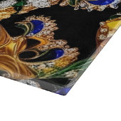 Zwischenplatine mit brasilianischem Farbdesign Schneidebrett (Ecke)