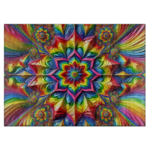 Zwischenplatine mit LGBTQ-Farbgestaltung Schneidebrett