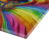 Zwischenplatine mit LGBTQ-Farbgestaltung Schneidebrett (Ecke)