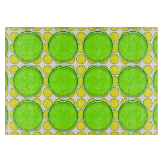 Zwischenplatine - Zitronen und Limon Schneidebrett (Vorderseite)