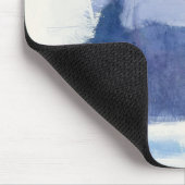 Zwischenspiel | abstrakt im Blau Mousepad (Ecke)