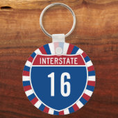 Zwischenstaat 16 schlüsselanhänger (Vorderseite)