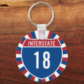 Zwischenstaat 18 schlüsselanhänger (Vorderseite)