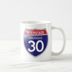 Zwischenstaat 30 in Arkansas-Tasse Kaffeetasse