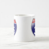 Zwischenstaatliche 35 in Texas-Tasse Kaffeetasse (Mittel)